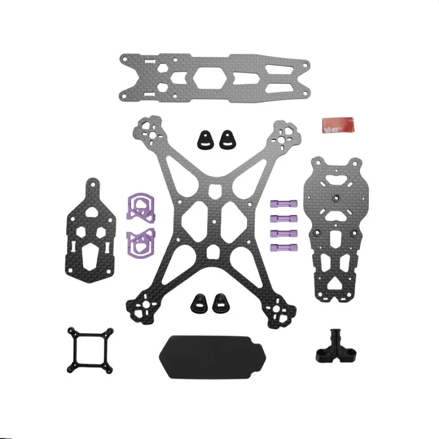 Lumenier QAV-S 2 Sub-250 Joshua Bardwell SE 3” - Frame Kit - Image 7